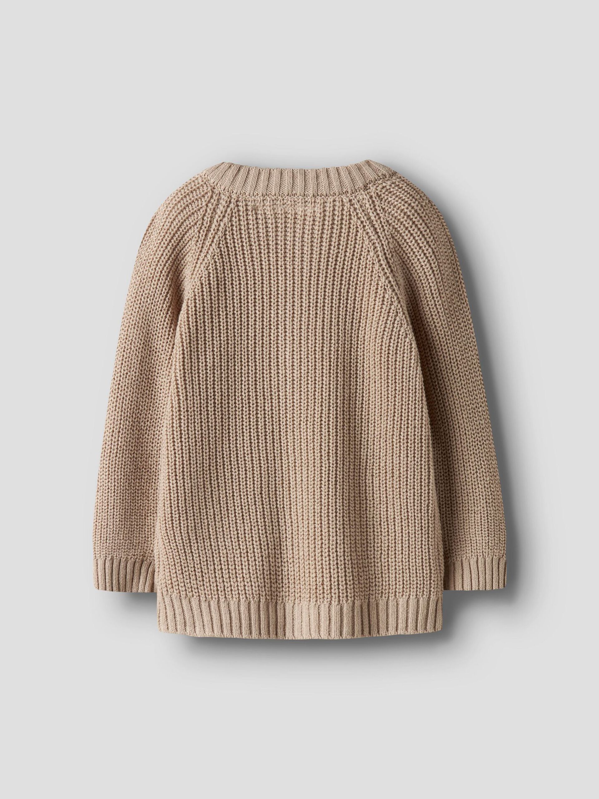 Carousel image - CHAMPIGNONS CARDIGAN EN MAILLE, Oxford Tan | 4