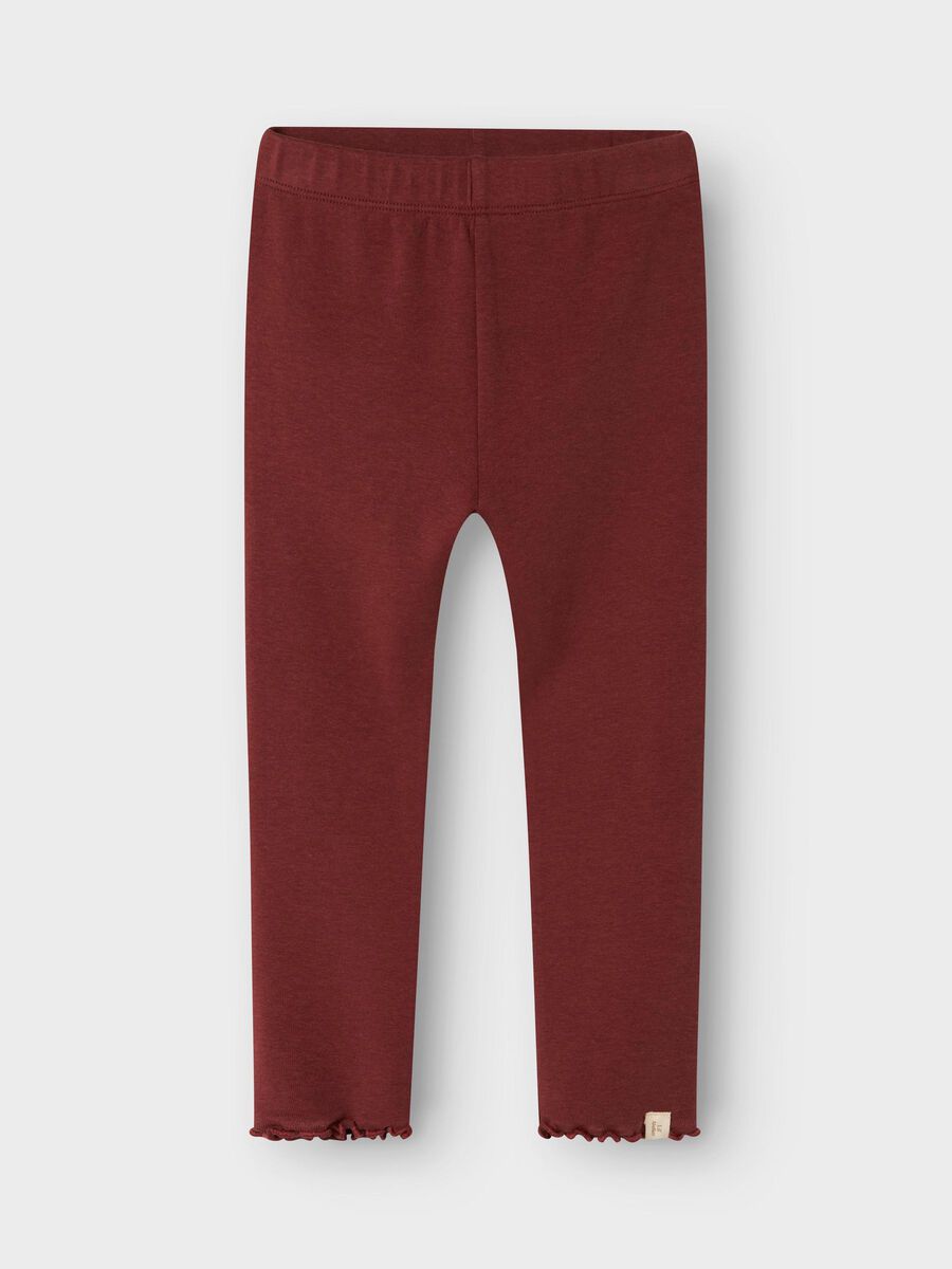 Product carousel image - SLIM FIT LEGGINGS, Hot Chocolate | 1