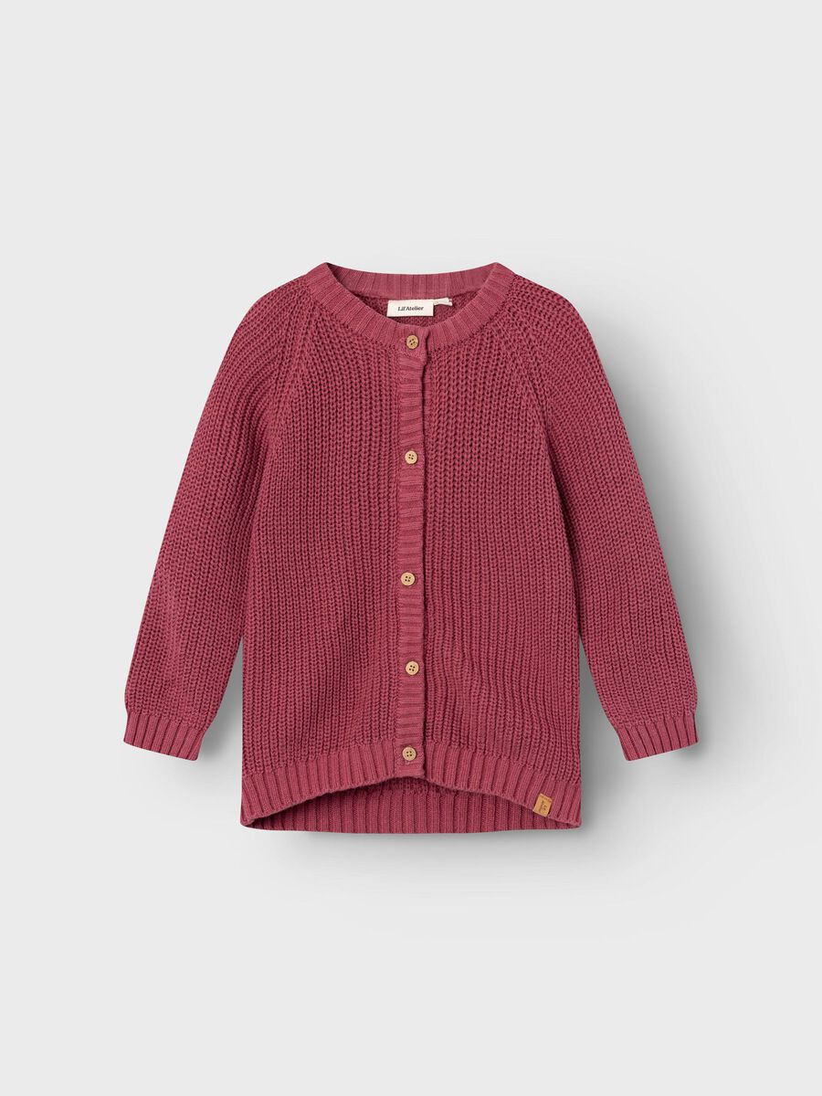 name it LANGÆRMET STRIKKET CARDIGAN, Dry Rose, highres - 13224498_DryRose_003.jpg