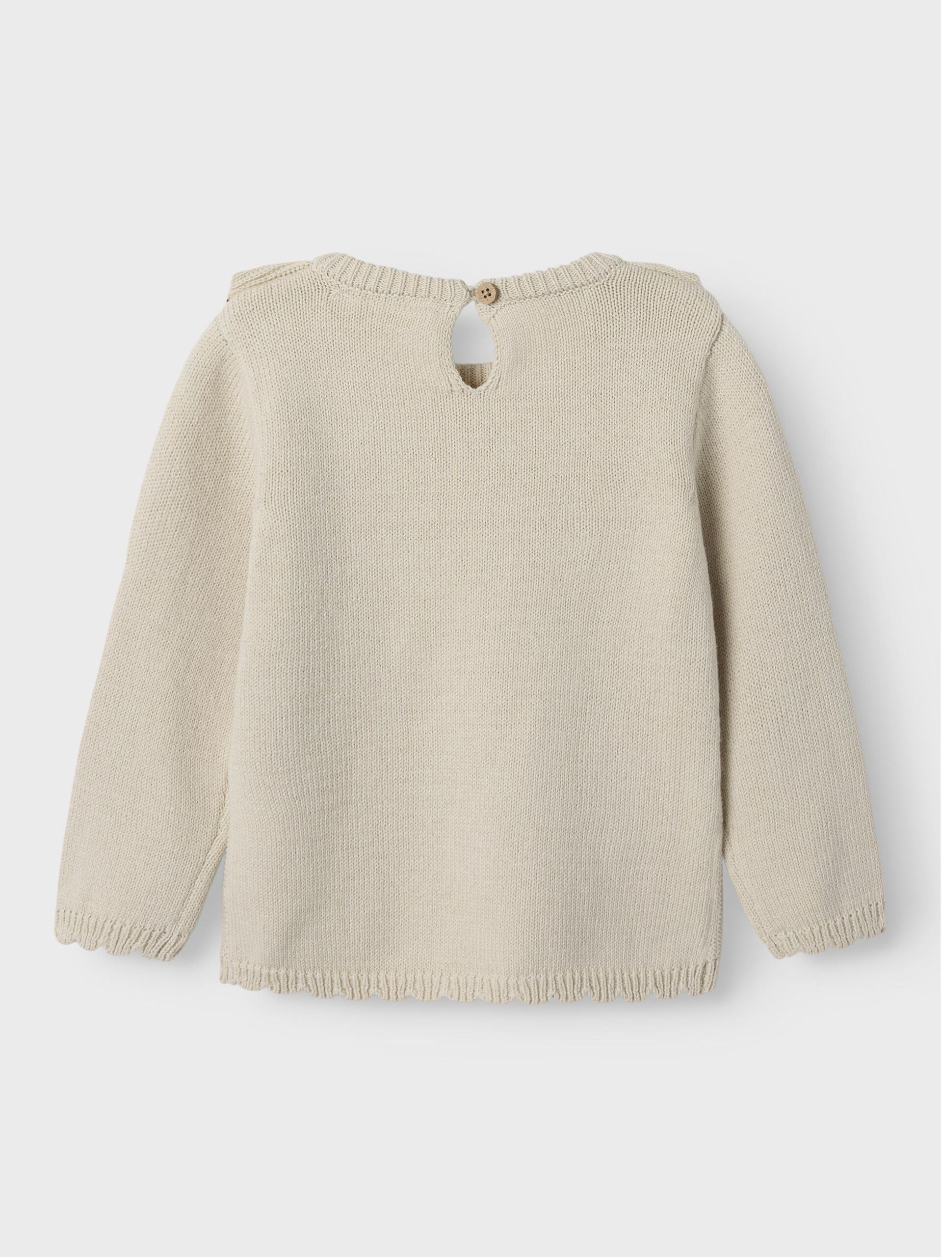 Carousel image - REGULAR FIT KNITTED PULLOVER, Turtledove | 3