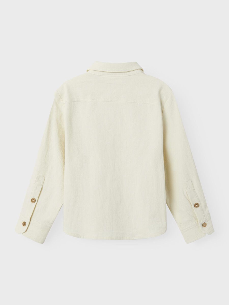 name it ORGANIC COTTON SHIRT, Turtledove, highres - 13240510_Turtledove_002.jpg