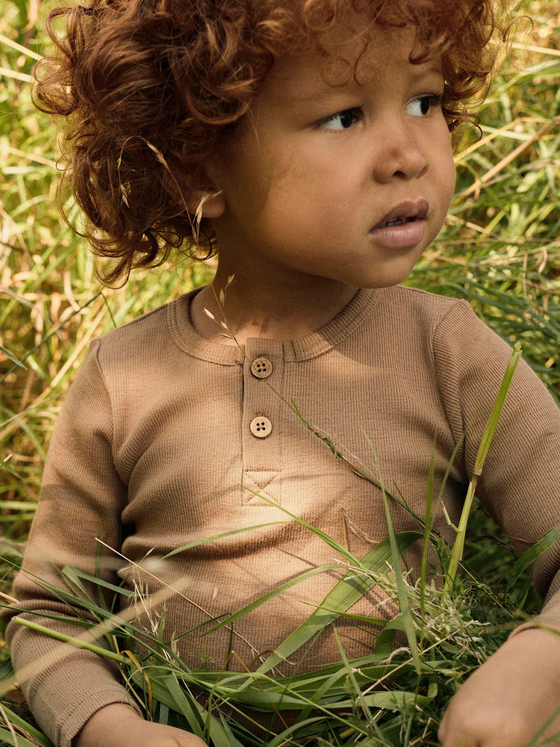 Carousel image - MERINO WOOL TOP, Tigers Eye | 3