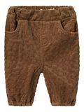 Product image thumbnail - CORDUROY TROUSERS, Sepia Tint | 4