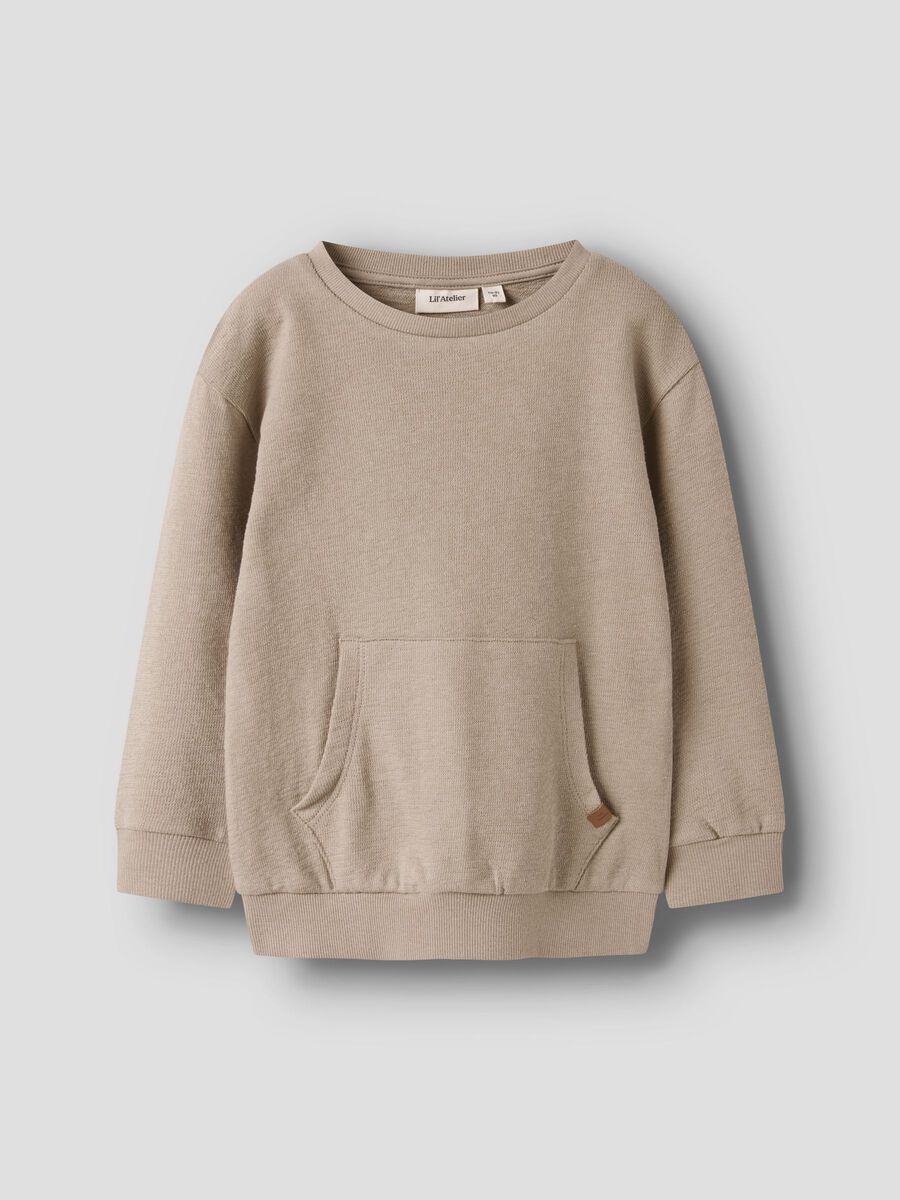 Product carousel image - ORGANIC COTTON SWEATSHIRT, Oxford Tan | 1