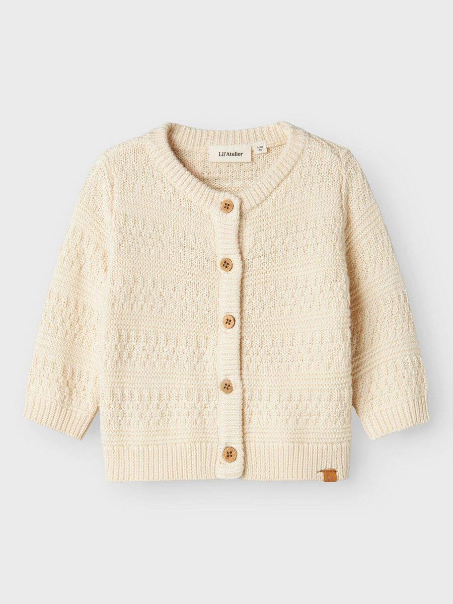 name it À MANCHES LONGUES CARDIGAN EN MAILLE, Turtledove, highres - 13241124_Turtledove_003.jpg