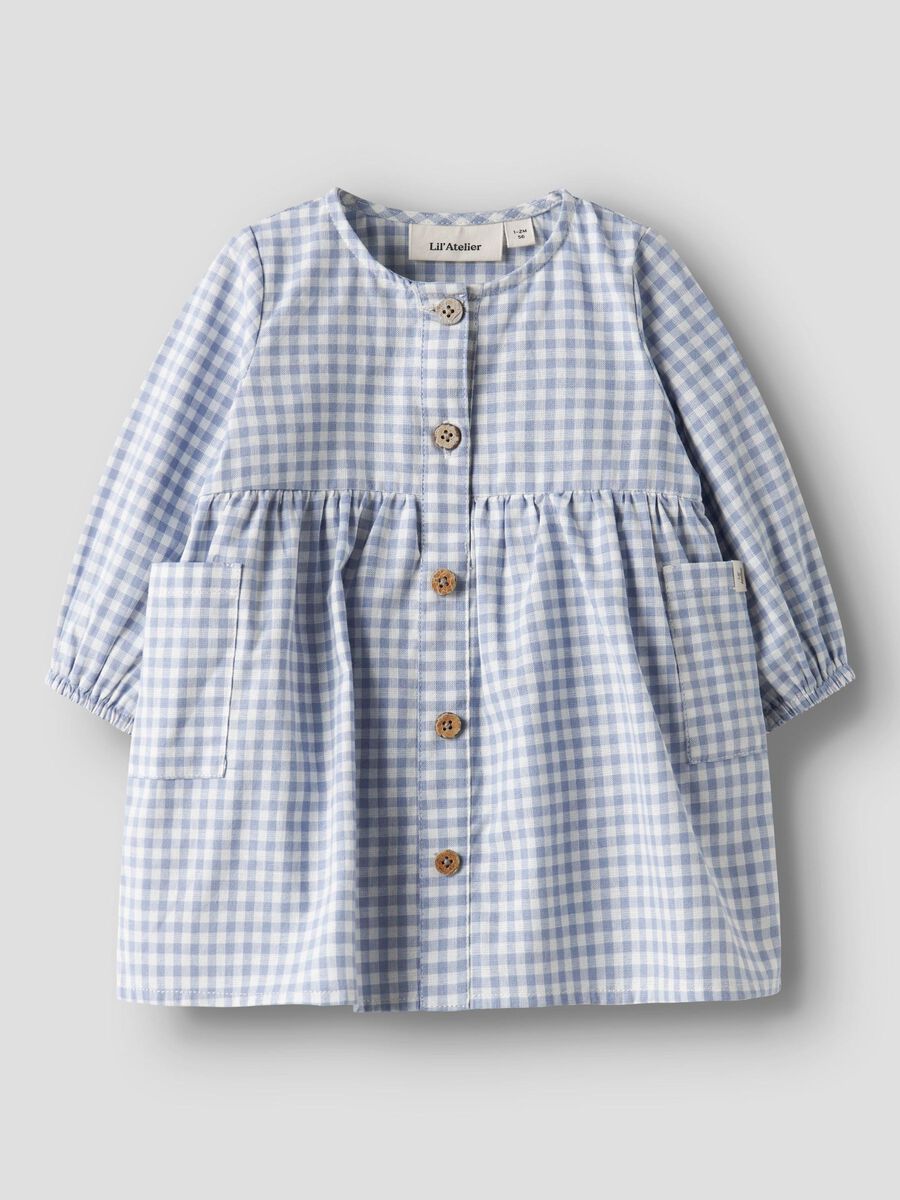 Product carousel image - ALGODÓN ORGÁNICO VESTIDO, Zen Blue | 1