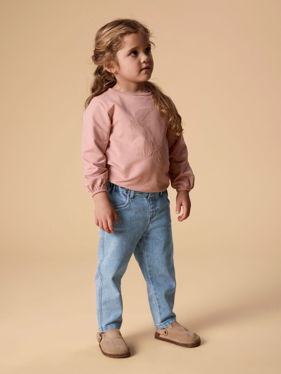 Product carousel image - ORGANIC COTTON SWEATSHIRT, Misty Rose | 1