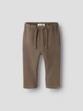Product image thumbnail - ORGANIC COTTON TROUSERS, Shitake | 1