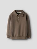 Product image thumbnail - LÖS PASSFORM SWEATSHIRT, Shitake | 1