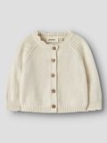 Product image thumbnail - EN COTON BIOLOGIQUE CARDIGAN EN MAILLE, Turtledove | 1