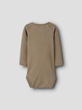Product image thumbnail - LANGE MOUWEN ROMPER, Sepia Tint | 2