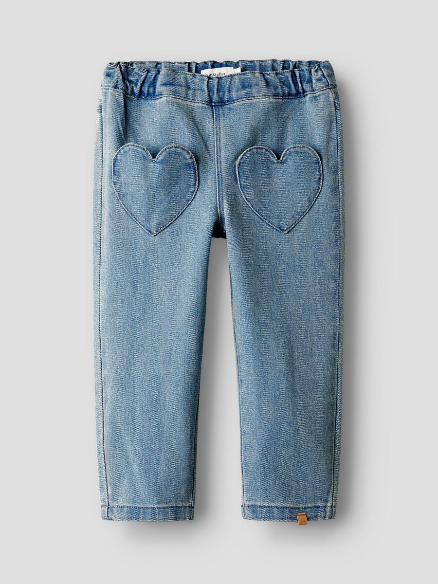 Product carousel image - LUŹNY KRÓJ JEANSY, Medium Blue Denim | 1