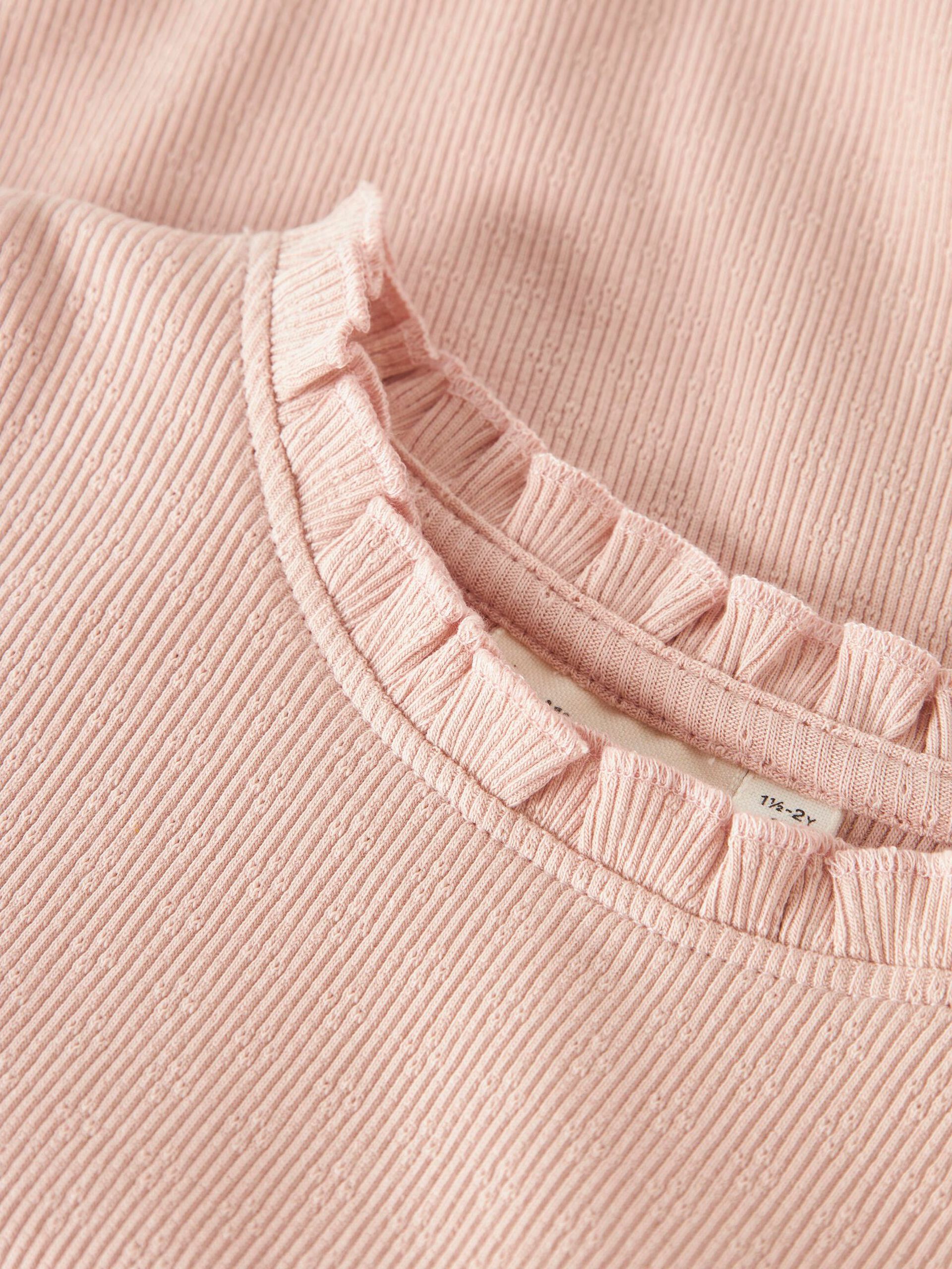 Carousel image - SLIM FIT TOP MED LANGE ÆRMER, Cameo Rose | 3