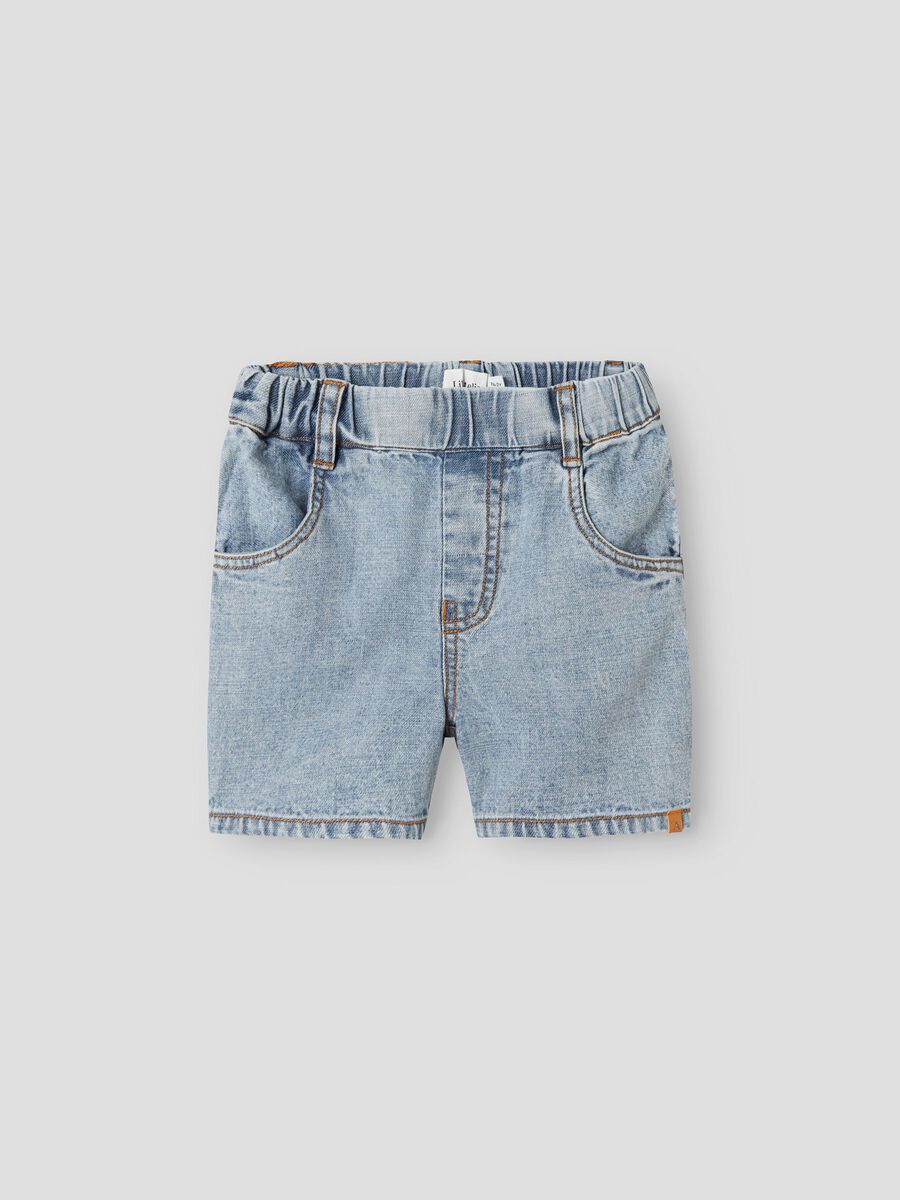 name it LOOSE FIT DENIM SHORTS, Light Blue Denim, highres - 13243759_LightBlueDenim_003.jpg