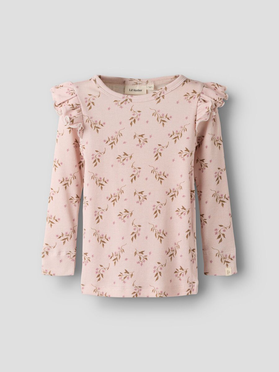 Product carousel image - SLIM FIT LONG SLEEVED TOP, Hushed Violet | 1