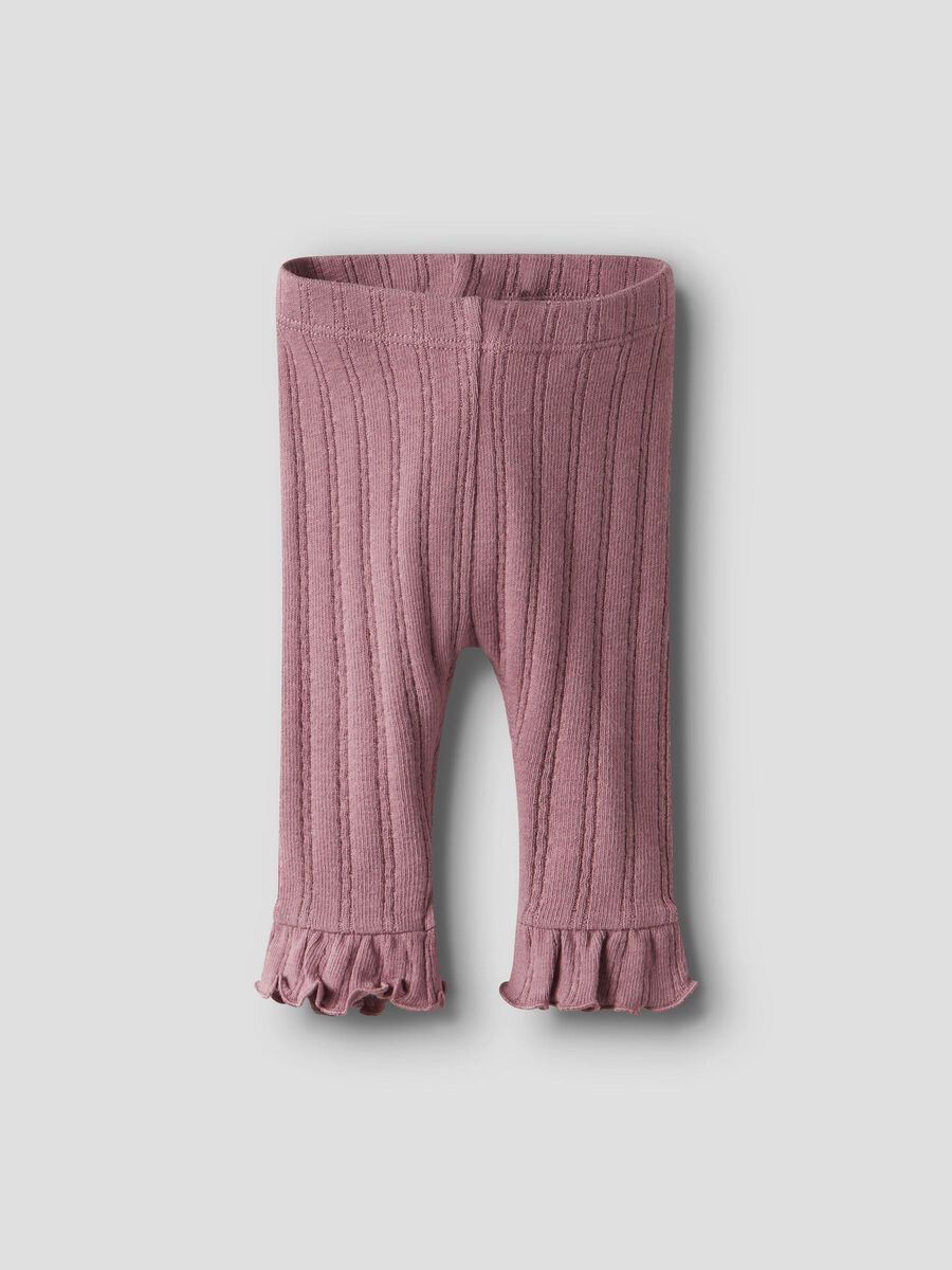 Product carousel image - ORGANIC COTTON LEGGINGS, Nostalgia Rose | 1