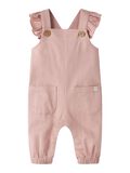 Product image thumbnail - ORGANIC COTTON OVERALLS, Misty Rose | 4