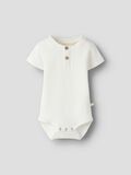 Product image thumbnail - KORTE MOUWEN ROMPER, Coconut Milk | 1