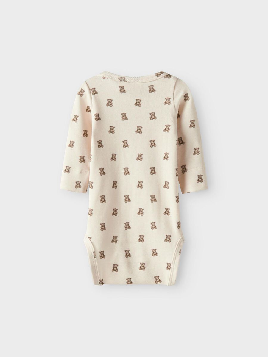 Product carousel image - LANGE MOUWEN ROMPER, Turtledove | 2