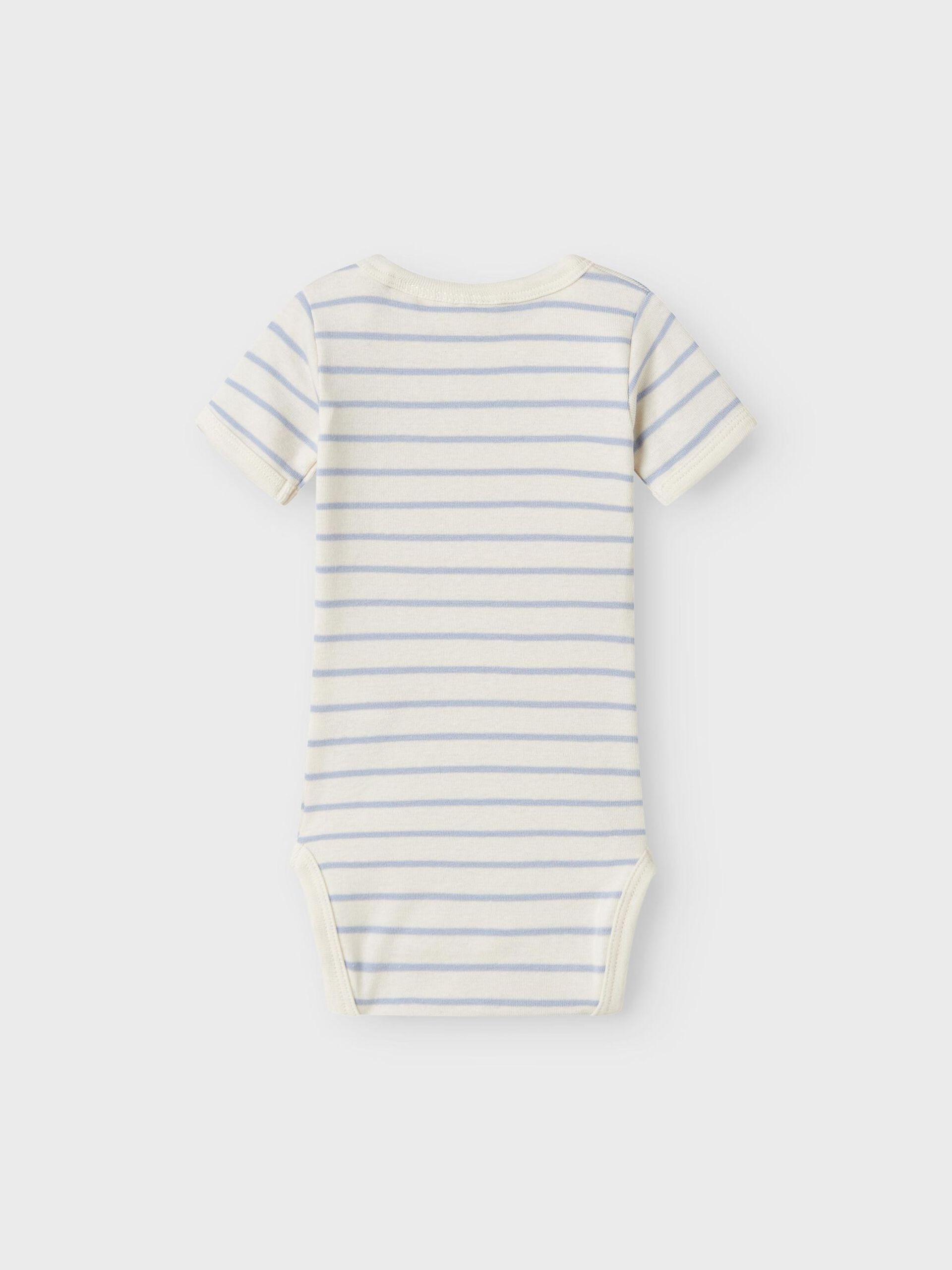 Carousel image - SHORT SLEEVED ROMPER, Zen Blue | 2