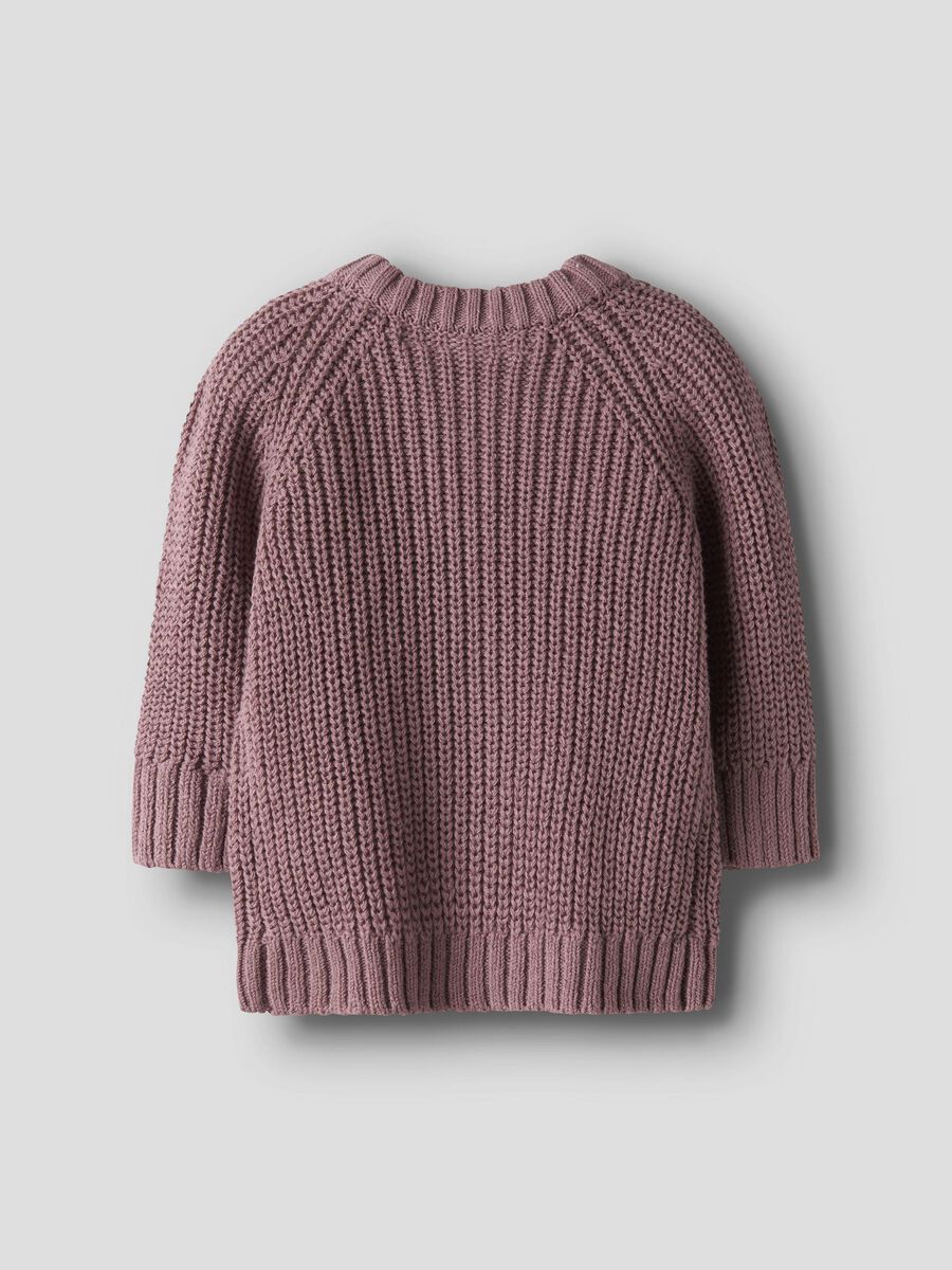 Product carousel image - REGULAR FIT KNITTED CARDIGAN, Nostalgia Rose | 2