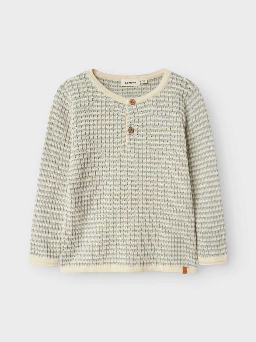 Product carousel image - À RAYURES PULL EN MAILLE, Pigeon | 2