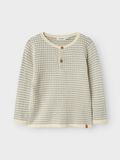 Product image thumbnail - STRIPED KNITTED PULLOVER, Pigeon | 1