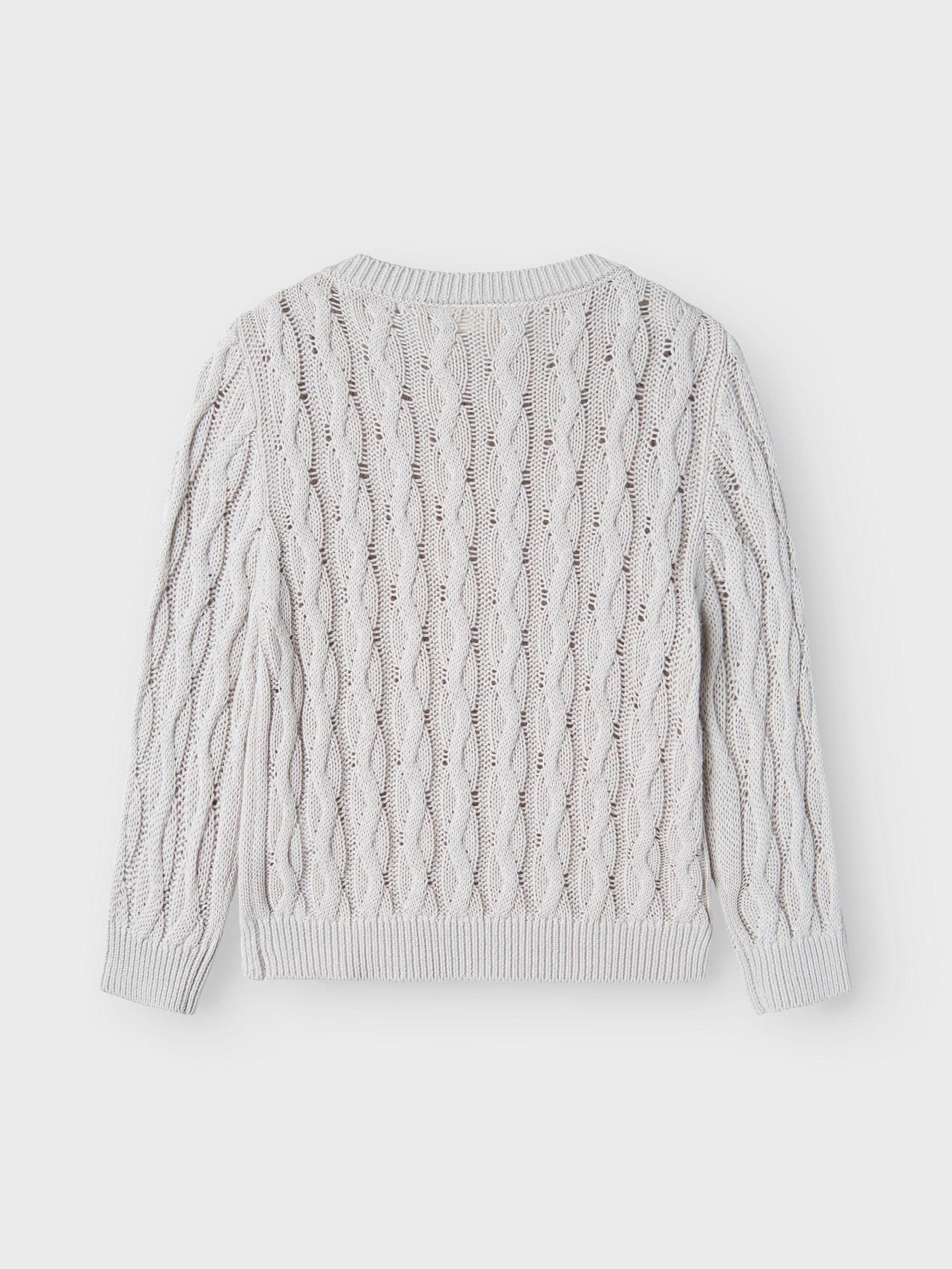 Carousel image - LONG SLEEVED KNITTED PULLOVER, Vapor Blue | 4