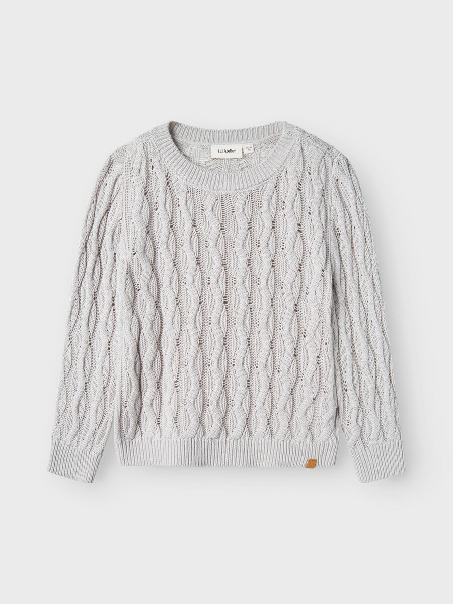 name it LONG SLEEVED KNITTED PULLOVER, Vapor Blue, highres - 13241143_VaporBlue_1175413_003.jpg