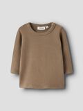 Product image thumbnail - TOP A MANICHE LUNGHE, Sepia Tint | 1