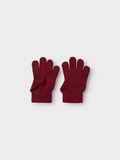 Product image thumbnail - KNITTED GLOVES, Red Dahlia | 1
