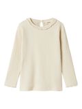 Product image thumbnail - ORGANIC COTTON LONG SLEEVED TOP, Turtledove | 5