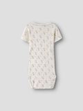 Product image thumbnail - PRINTED ROMPER, Coconut Milk | 4
