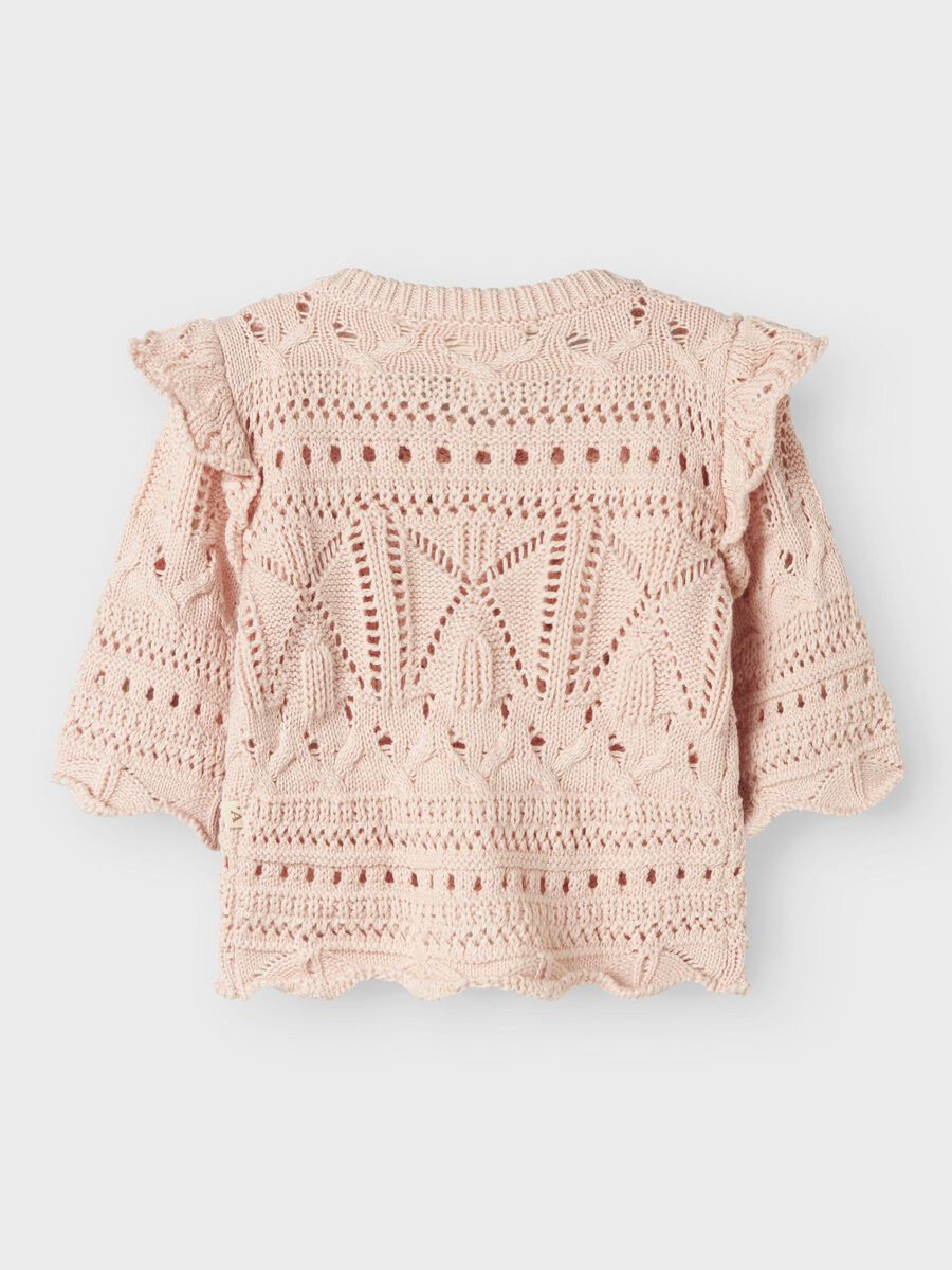 name it LONG SLEEVED KNITTED CARDIGAN, Peach Whip, highres - 13240335_PeachWhip_002.jpg