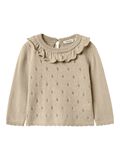 Product image thumbnail - LONG SLEEVED KNITTED TOP, Safari | 6