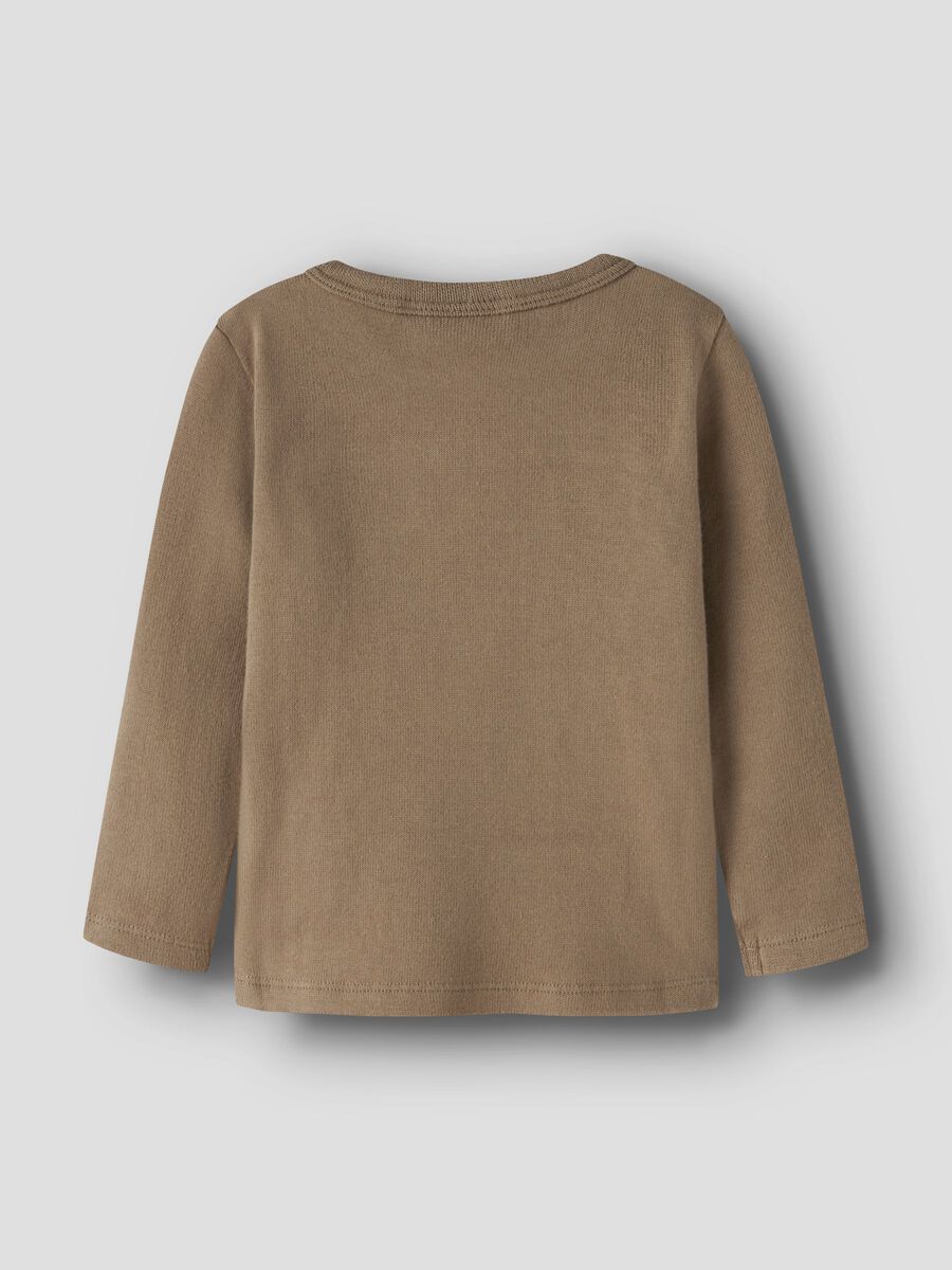 Product carousel image - TOP A MANICHE LUNGHE, Sepia Tint | 2
