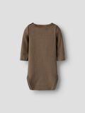 Product image thumbnail - LONG SLEEVED ROMPER, Shitake | 4