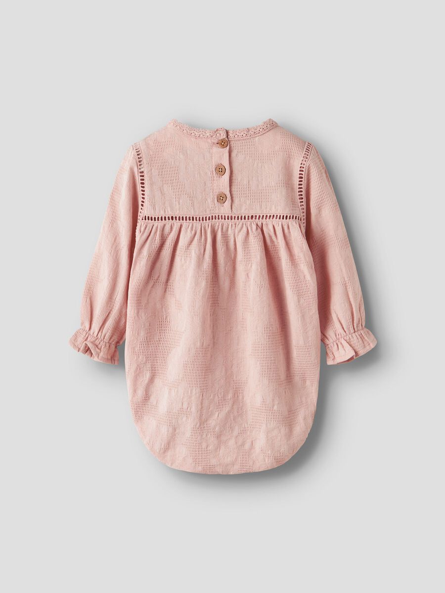 Product carousel image - SHIRT ROMPER, Cameo Rose | 2