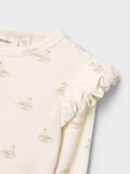 Product image thumbnail - SLIM FIT TOP MET LANGE MOUWEN, Pastel Parchment | 5