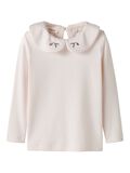 Product image thumbnail - SLIM FIT LONG SLEEVED TOP, Almost Mauve | 4