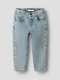 Product image thumbnail - LØS PASSFORM JEANS, Medium Blue Denim | 1