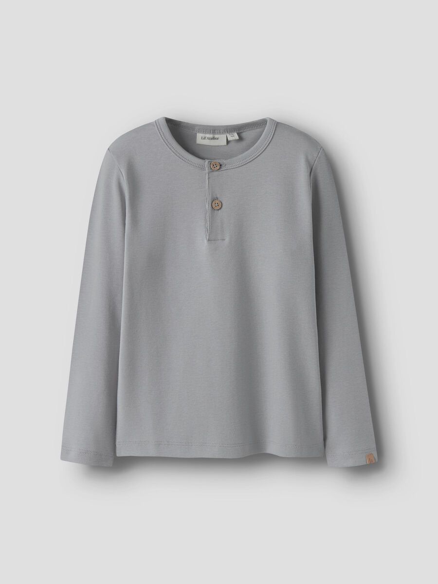 Carousel image - REGULAR FIT LONG SLEEVED TOP, Ultimate Grey | 1