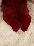 Product image thumbnail - ORGANIC COTTON OVERALLS, Red Dahlia | 3