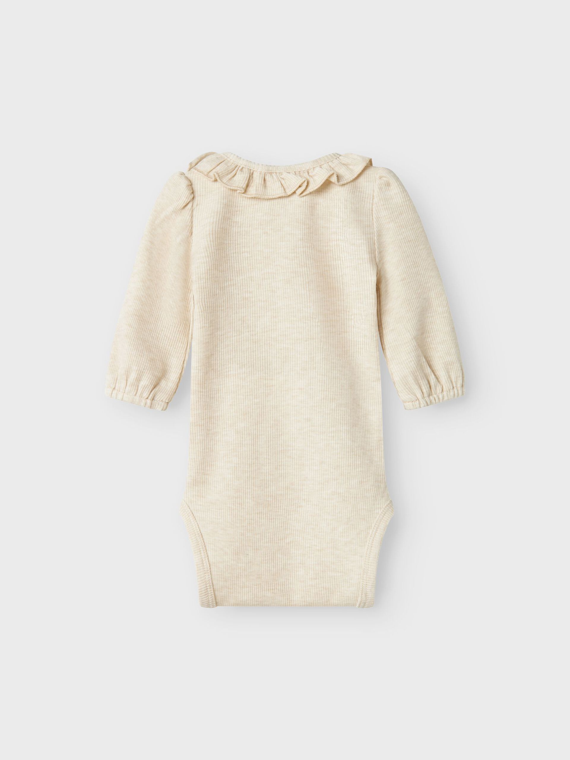 Carousel image - LONG SLEEVED ROMPER, Turtledove | 2