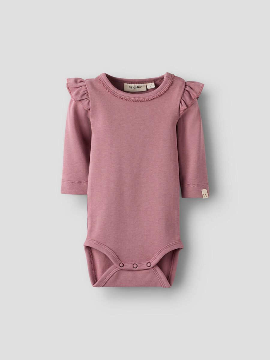 Product carousel image - LONG SLEEVED ROMPER, Nostalgia Rose | 2