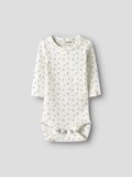 Product image thumbnail - LONG SLEEVED ROMPER, Coconut Milk | 1