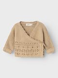 Product image thumbnail - ORGANIC COTTON KNITTED PULLOVER, Irish Cream | 1