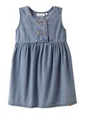 Product image thumbnail - ORGANIC COTTON DRESS, Medium Blue Denim | 6