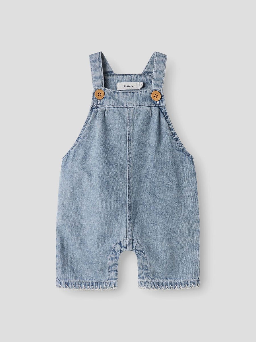 name it ORGANIC COTTON DUNGAREES, Medium Blue Denim, highres - 13241457_MediumBlueDenim_003.jpg