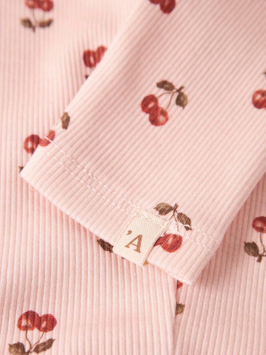 Product carousel image - PRINT LEGGINGS, Silver Peony | 3